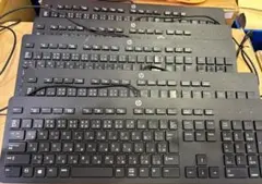 5個セット【中古】HP 純正 有線キーボード USB KU-1469