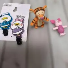 ディズニーキャラクター クリップ・フィギュアセット