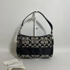 2602-227｜コーチ シグネチャー ハンドバッグ ブラック