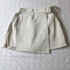 タイムセール　LOVETOXIC ベルト付きクリーム色スカート