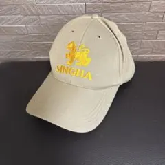 SINGHA ベースボールキャップ ベージュ