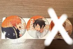 ハイキューミドルブロッカー缶バッジ 山口忠 月島蛍 日向翔陽