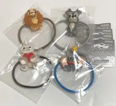 ディズニーキャラクター Twinkleゴム　レディ・トランプ・ベイマックス他4種