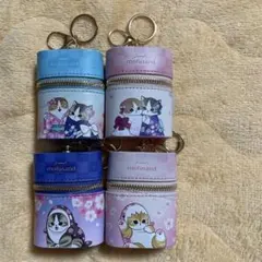 mofusand スカーフチャーム付きポーチ 桜満開 モフサンド 全4種セット