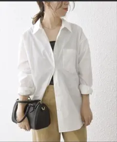 SHIPS any: REPREVE レギュラーカラー ルーズ ポケット シャツ