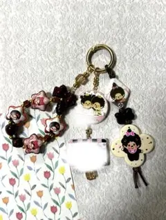 ハンドメイド じゃらじゃらキーホルダー