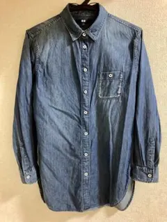 UNIQLO ユニクロ　長袖デニムシャツ Sサイズ
