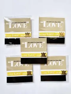 嵐 Live Tour 2013 LOVE リボンブレス 5点セット　黄色