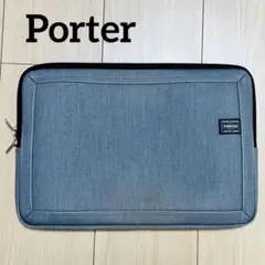 極美品　PORTER ポーター　タブレットケース　PCケース　ネイビー 極美品 PORTER ポーター タブレットケース PCケース ネイビー