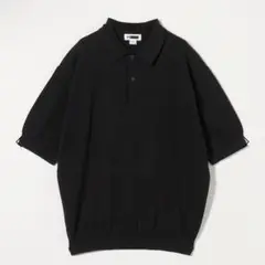 【即完品】H BEAUTY&YOUTH 3/90 ガスコットン ポロカラーニット