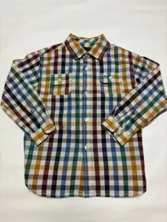 TOMMY HILFIGER チェック柄長袖シャツ サイズ５