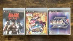 PS3 鉄拳・ストリートファイターⅣ・戦国無双3 ３枚まとめ