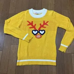 VIVA HEART イエロートナカイセーター 40