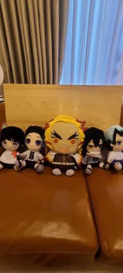 鬼滅の刃 ぬいぐるみ 5体セット プライズ品