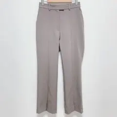 ミラオーウェン|前スリット スラックス【1】センターシーム バックゴム 清潔感