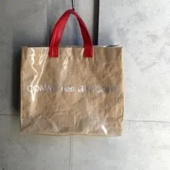 使用2回難あり コムデギャルソン ガール PVCトートバッグ 渋谷パルコ 