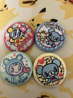 ナルミヤキャラクターズ　刺繍缶バッジ