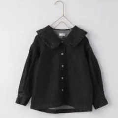 ローリーズファーム　デニム　ジャケット　フリル　 ブラックのサムネイル