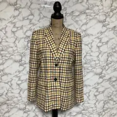 McGREGOR 　（L相当）　チェックテーラードジャケット　ベージュ系