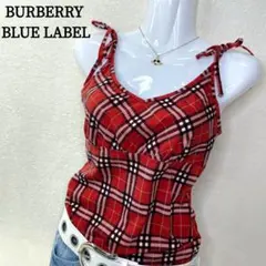 Y2K❤️ BURBERRY BLUE LABEL ロゴ キャミソール - メルカリ