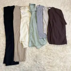 【7点セット】オフィスカジュアル　春夏キレイめコーデまとめ売り M中心