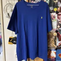 Polo Ralph Lauren ブルー Tシャツ XL 古着　アメカジ　半袖のサムネイル