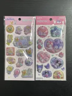 ポップデコパーティー　わたあめカプセルシール　ズートピア　マイメロディ　クロミ