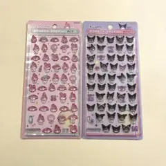 【正規品】 マイメロ クロミ 2種セット ボンボンドロップシール ミニ