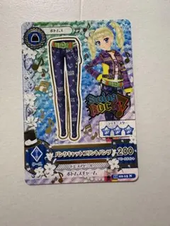 アイカツカード　パンクキャットプリントパンツ