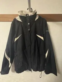 Columbia ナイロンジャケット ブラック/ホワイト