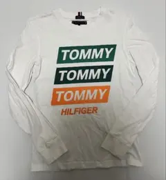 トミーヒルフィガー TOMMY 長袖 Tシャツ ロンT 150 白