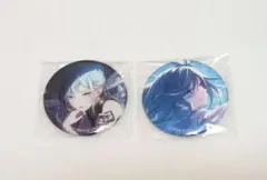 日野森雫　グリッター缶バッジ 49A 50A　セット