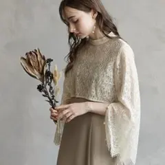 AIMER レースプチハイネックブラウスのサムネイル