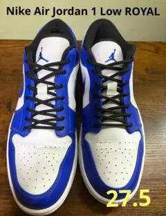 ★美品★Nike Air Jordan 1 Low ROYAL 27.5