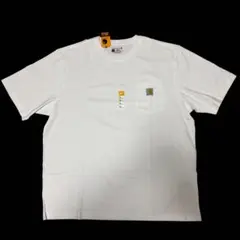 Carhartt ポケットTシャツ ホワイト XL ルーズフィット