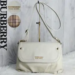 2025年最新】BURBERRY カラー：ホワイト系 ショルダーバッグの