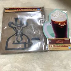 コメダ珈琲店　一番くじ　H賞 ジッパーバッグ G賞 ステーショナリーコレクション