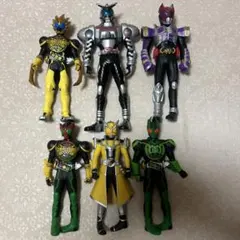 仮面ライダーフィギュア　6体セット
