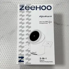 ZEEHOO ワイヤレス充電器 3in1 15W急速充電 マグネットスタンド