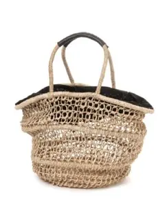 The Bagmati かごバッグ 黒　レザーハンドル　新品