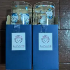 ちいかわ もぐもぐ本舗 小樽店限定 ガラス タンブラー 2種セットのサムネイル