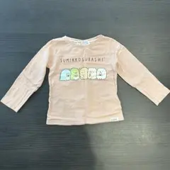 9.すみっコぐらし 長袖カットソー 110cm ピンク