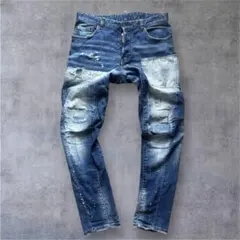 DSQUARED2 Kenny Twist パッチワーク　ダメージ加工　48