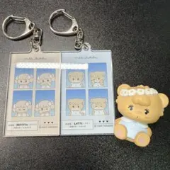 mikko 証明写真風アクリルキーホルダー ガチャ ナッツ ラテ