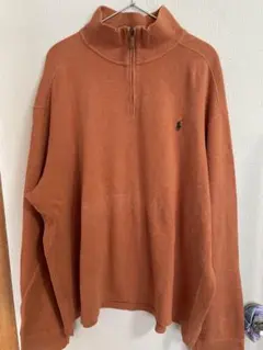 ハーフジップニット 3l