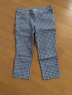 NOLLEY’S ギンガムチェック クロップドパンツ 38 6部丈のサムネイル