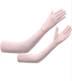 アームカバー 夏 レディース UVカット 接触冷感 手袋 ロングUV 吸汗速乾