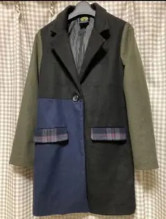 is scola イズ　スカラー♡あたたかい配色コート