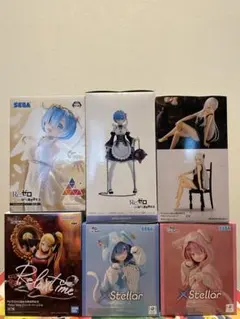新品★未開封　Re:ゼロから始める異世界生活 フィギュア 6体セット まとめ売り