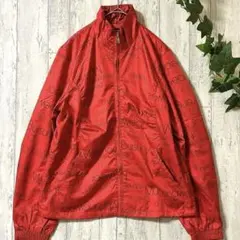 Munsingwear ブルゾン ジャケット 赤 総柄 ロゴ入り M レディースのサムネイル